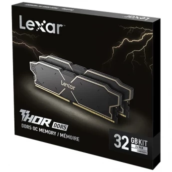 Внешний вид: DDR5 Lexar THOR OC 32GB 6000 MHz (LD5U16G60C32LG-RUD) DDR5 Lexar THOR OC 32GB 6000 MHz (LD5U16G60C32LG-RUD)
