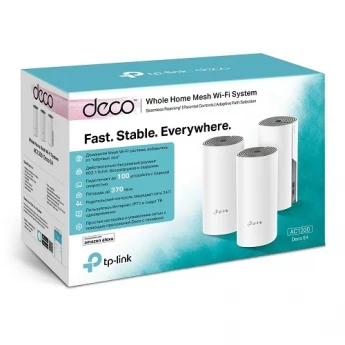 Внешний вид: TP-Link Deco E4 AC1200 3 Unit Mesh system TP-Link Deco E4 AC1200 3 Unit Mesh system