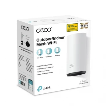 Внешний вид: TP-Link Deco X50-Outdoor Outdoor/Indoor Mesh Wi-Fi 6 Unit TP-Link Deco X50-Outdoor Outdoor/Indoor Mesh Wi-Fi 6 Unit