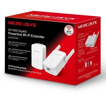 Внешний вид: Mercusys MP510 AV1000 Gigabit Powerline WiFi Kit Mercusys MP510 AV1000 Gigabit Powerline WiFi Kit