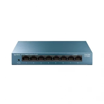 Внешний вид: TP-Link LS108G 8-Port Gigabit Desktop Switch TP-Link LS108G 8-Port Gigabit Desktop Switch