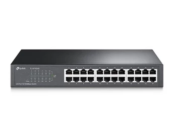 Внешний вид: TP-Link TL-SF1024D 24-Port Rackmount Switch TP-Link TL-SF1024D 24-Port Rackmount Switch