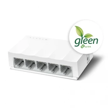 Внешний вид: TP-Link LS1005 5-Port 10/100Mbps Desktop Network Switch TP-Link LS1005 5-Port 10/100Mbps Desktop Network Switch