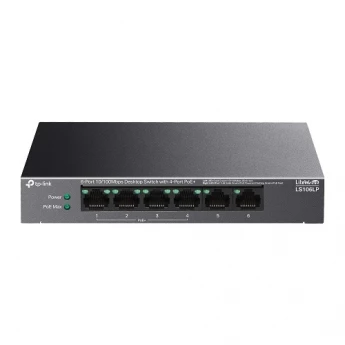 Внешний вид: TP-Link LS106LP 6-Port PoE+ Desktop Switch TP-Link LS106LP 6-Port PoE+ Desktop Switch