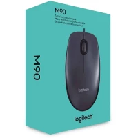 Logitech M90 Grey (910-001793) Wired Mouse