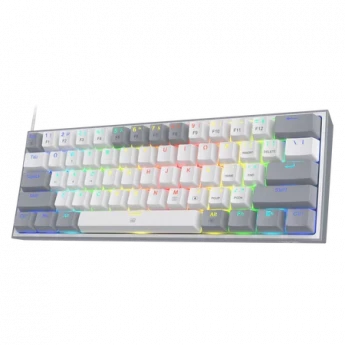 Внешний вид: Redragon K617 FIZZ (K617-RGB) 60% Grey-White Gaming Keyboard Redragon K617 FIZZ (K617-RGB) 60% Grey-White Gaming Keyboard
