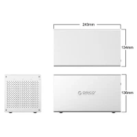 Orico WS400RC3-EU-SV 4-Bay Aluminum Alloy HDD Enclosure