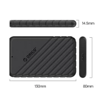 Orico 25PW1-U3-BK-EP 2.5 HDD Enclosure