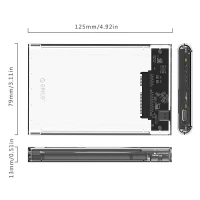 Orico 2139U3-CR-BP 2.5 HDD Enclosure