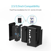 Orico 6619US3-V1-EU-BK-BP 2.5/3.5 inch HDD Dock