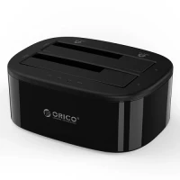 Orico 6228US3-C-EU-BK-BP 2.5/3.5 2-Bay 1 to 1 Clone Hard Drive Dock