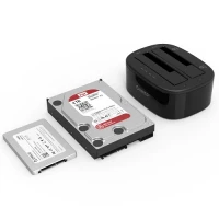 Orico 6228US3-C-EU-BK-BP 2.5/3.5 2-Bay 1 to 1 Clone Hard Drive Dock