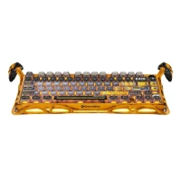 GravaStar Mercury K1 Pro Battle Worn Yellow Wireless Mechanical Gaming Keyboard