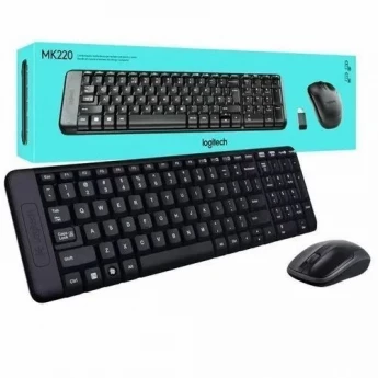 Внешний вид: Logitech MK220 (920-003169) Wireless Keyboard & Mouse Logitech MK220 (920-003169) Wireless Keyboard & Mouse