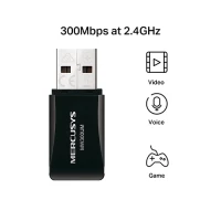 Mercusys MW300UM N300 Wireless Mini USB Adapter