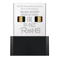 Mercusys MA20N AC650 Nano Wireless Dual Band USB Adapter