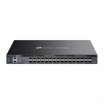 Внешний вид: Omada SX6632YF 26-Port 10G Stackable L3 Managed Aggregation Switch with 6 25G Slots Omada SX6632YF 26-Port 10G Stackable L3 Managed Aggregation Switch with 6 25G Slots