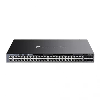 Внешний вид: Omada SG6654XHP 48-Port Gigabit Stackable L3 Managed PoE+ Switch with 6 10G Slots Omada SG6654XHP 48-Port Gigabit Stackable L3 Managed PoE+ Switch with 6 10G Slots