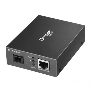 Внешний вид: Omada FC111PB-20 10/100Mbps WDM Media Converter with 1-Port PoE Omada FC111PB-20 10/100Mbps WDM Media Converter with 1-Port PoE