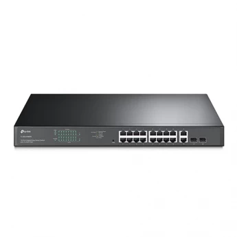 Внешний вид: TP-Link TL-SG1218MPE 18-Port Gigabit Easy Smart Switch with 16-Port PoE+ TP-Link TL-SG1218MPE 18-Port Gigabit Easy Smart Switch with 16-Port PoE+