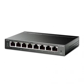 Внешний вид: TP-Link TL-SG108PE 8-Port Gigabit Easy Smart Switch with 4-Port PoE+ TP-Link TL-SG108PE 8-Port Gigabit Easy Smart Switch with 4-Port PoE+