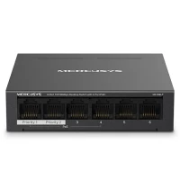 Mercusys MS106LP 6-Port 10/100Mbps Desktop Switch with 4-Port PoE+
