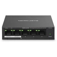 Mercusys MS105GP 5-Port Gigabit Desktop Switch with 4-Port PoE+