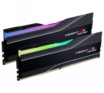 Внешний вид: DDR5 G.SKILL Trident Z5 RGB 96GB 5600 MHz (F5-5600J4040D48X2-TZ5NR) Kit DDR5 G.SKILL Trident Z5 RGB 96GB 5600 MHz (F5-5600J4040D48X2-TZ5NR) Kit