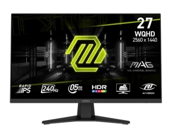 Внешний вид: MSI MAG 274QF X24 27-inch QHD 240Hz Gaming Monitor MSI MAG 274QF X24 27-inch QHD 240Hz Gaming Monitor