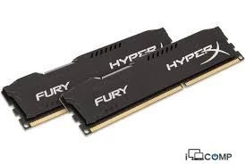 DDR3 Kingston HyperX Fury Black 8 GB 1866 MHz (HX318C10FBK2/16)