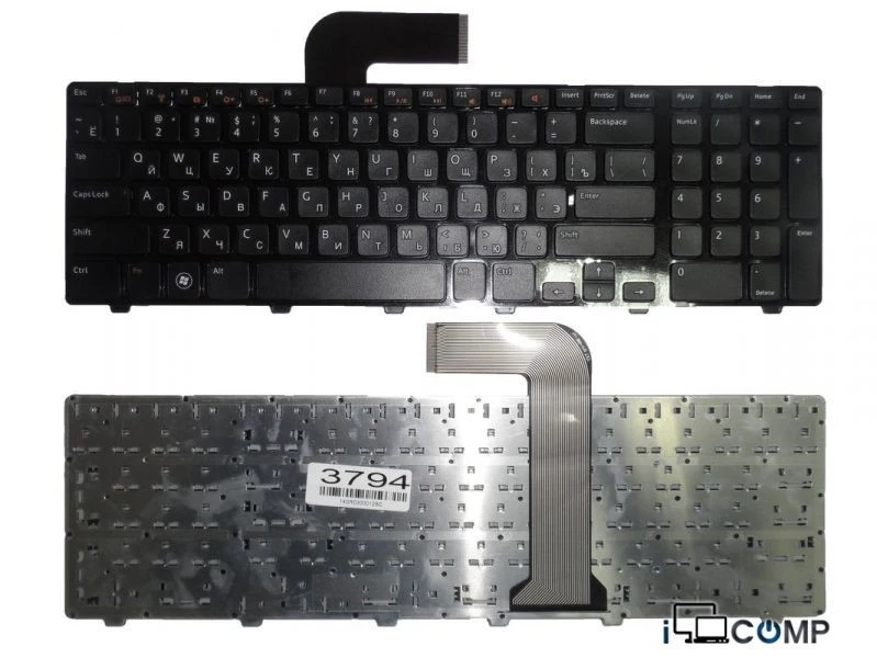 Dell Inspiron N7110, N5720, N7720, Vostro 3750, XPS 17 L702x seriyasi ucun noutbuk klaviaturasi