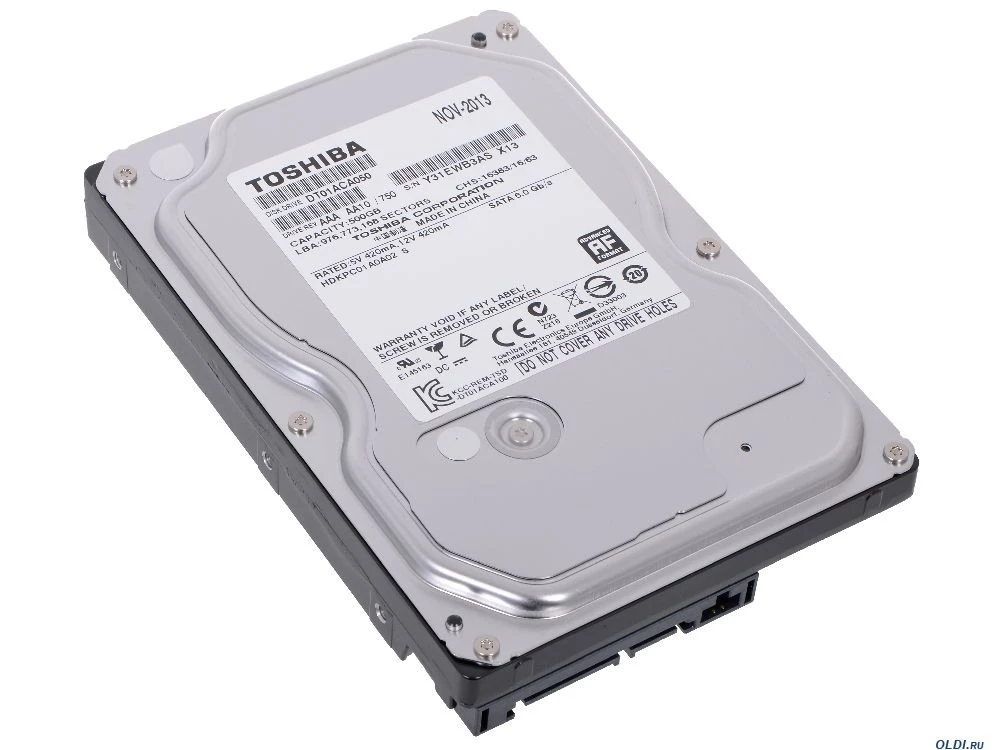 HDD Toshiba 500 GB 7200rpm (DT01ACA050)