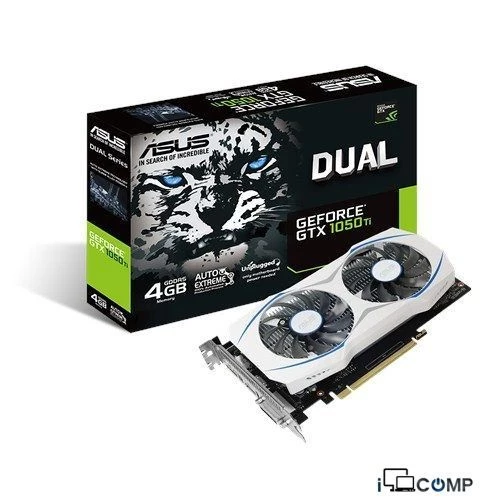 ASUS GeForce® GTX™ Dual 1050 (90YV0A81-M0NA00) (2Gb | 128 bit)