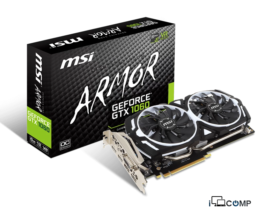 MSI GeForce® GTX™ 1060 Armor 6G OCV1 (6 GB | 192 Bit)