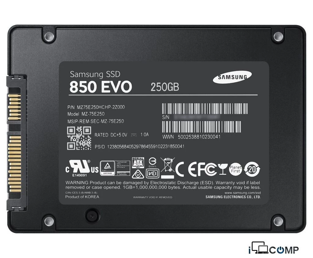 SSD SAMSUNG 850 EVO (250Gb | SATA) (MZ-75250B/AM)