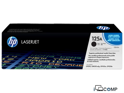 HP 125A (CB540A) Qara kartric
