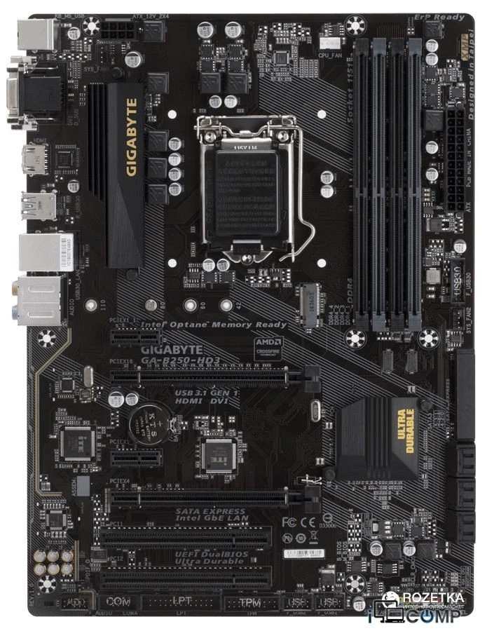 Gigabyte B250-HD3 (GA-B250-HD3) Mainboard