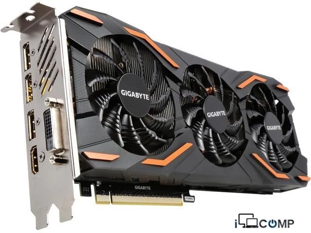 Gigabyte GeForce® GTX 1080 WINDFORCE OC 8G (GV-N1080WF3OC-8GD) (8 GB | 256 bit)