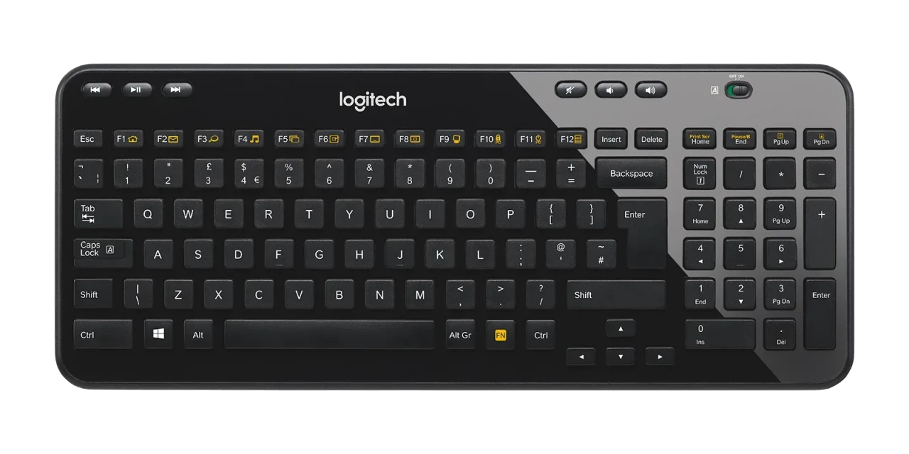 Logitech K360 Compact Wireless Keyboard with Hotkeys