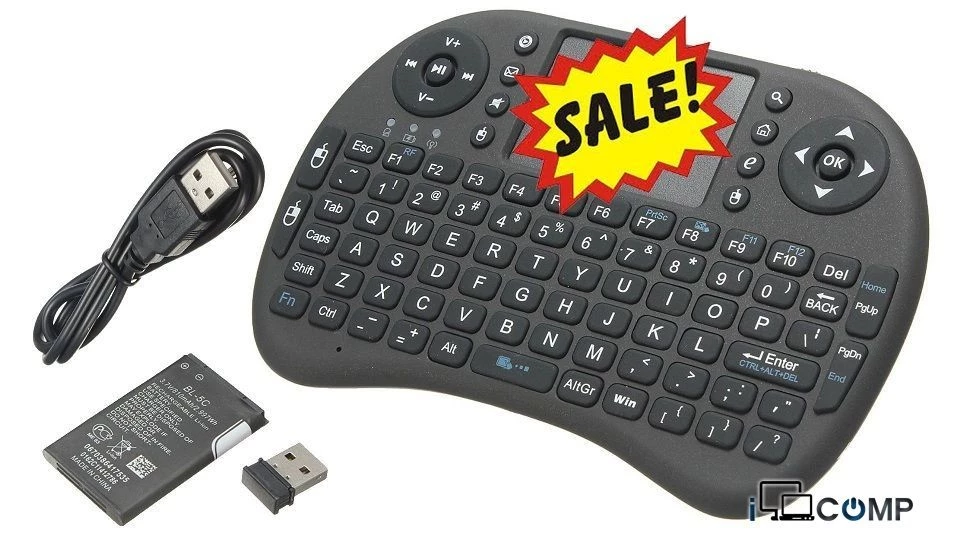 Rii i8 Mini 2.4GHz Wireless Touchpad Keyboard