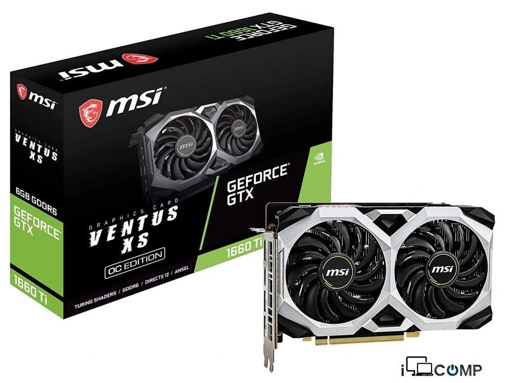 MSI Ventus GeForce® GTX™ 1660Ti 6G OC XS (6 GB | 192 Bit)