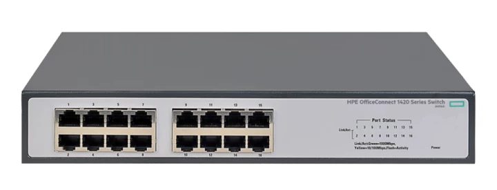 HP OfficeConnect 1420 16-Port Gigabit Switch (JH016A)