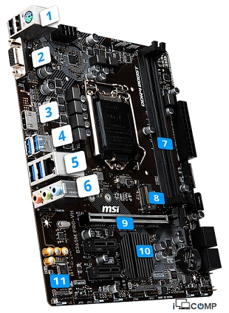 MSI B365M PRO-VH Mainboard