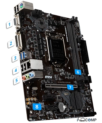 MSI H310M Pro-VD Plus Mainboard