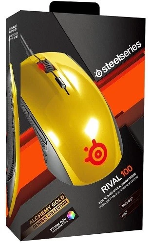 SteelSeries Rival 100 Alchemy Gold (62336) Gaming Mouse