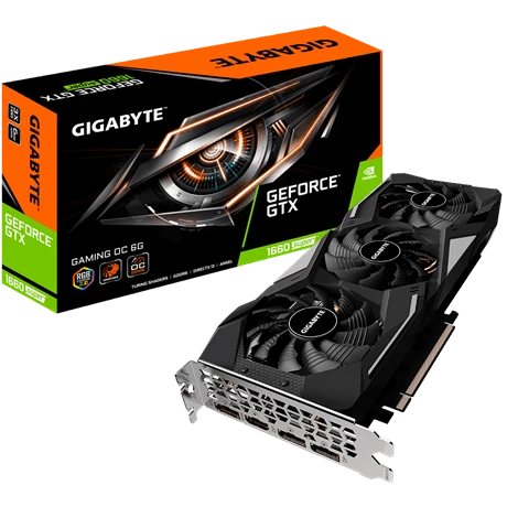 GIGABYTE GeForce GTX 1660 SUPER GAMING OC 6G (GV-N166SGAMING OC-6GD)