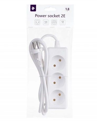 Power Socket 2E-U03M1.8 Elektrik sebeke filteri