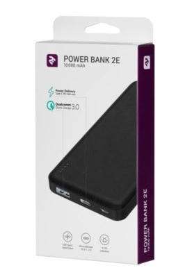 Powerbank 2E 2E-PB1019AQC-BLACK 10000 mAh