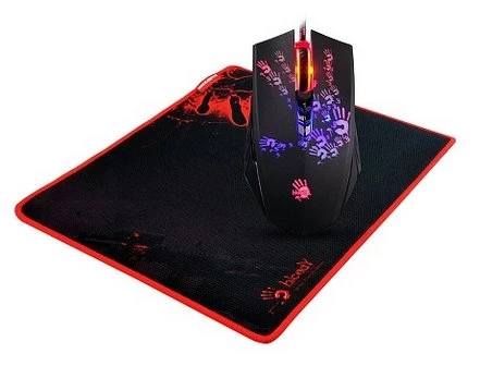 A4Tech Bloody A6081 Light Strike Gaming Mouse Bundle