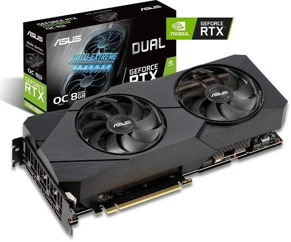 Asus Dual RTX 2080 Super (DUAL-RTX2080S-O8G-EVO) (8 GB | 256 bit)